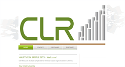 Desktop Screenshot of clrresources.com